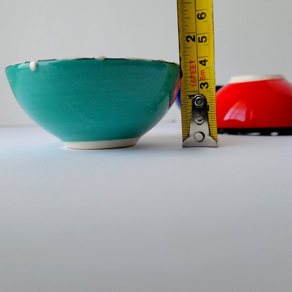 Set of 6 Dipping Ceramic Bowls Handpainted Made in Turkey - - Picture 10 of 10